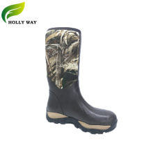 Black outsole knee rubber boots for fishing